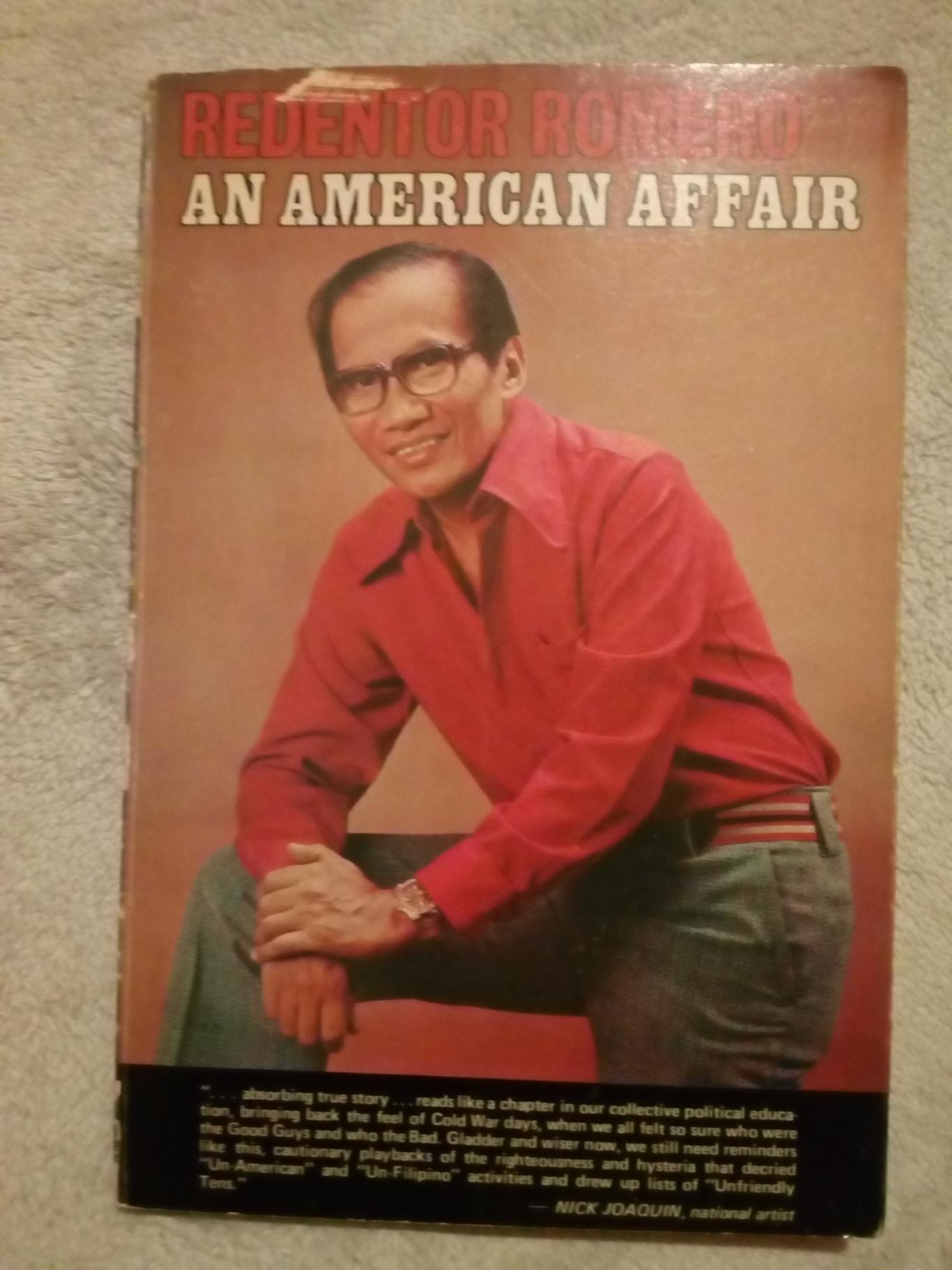 An American affair, Redentor Romero