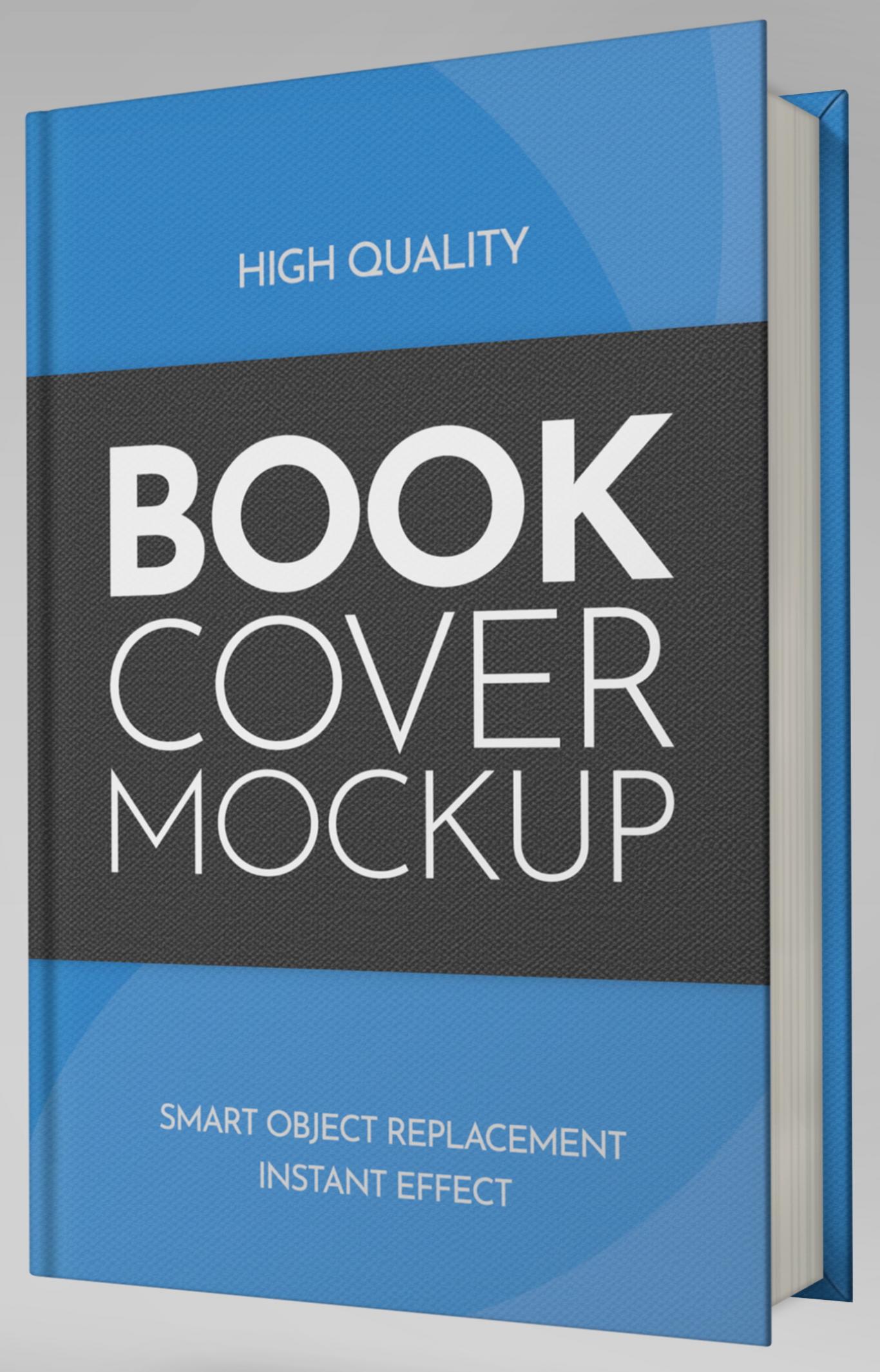 Book cover mockup, 