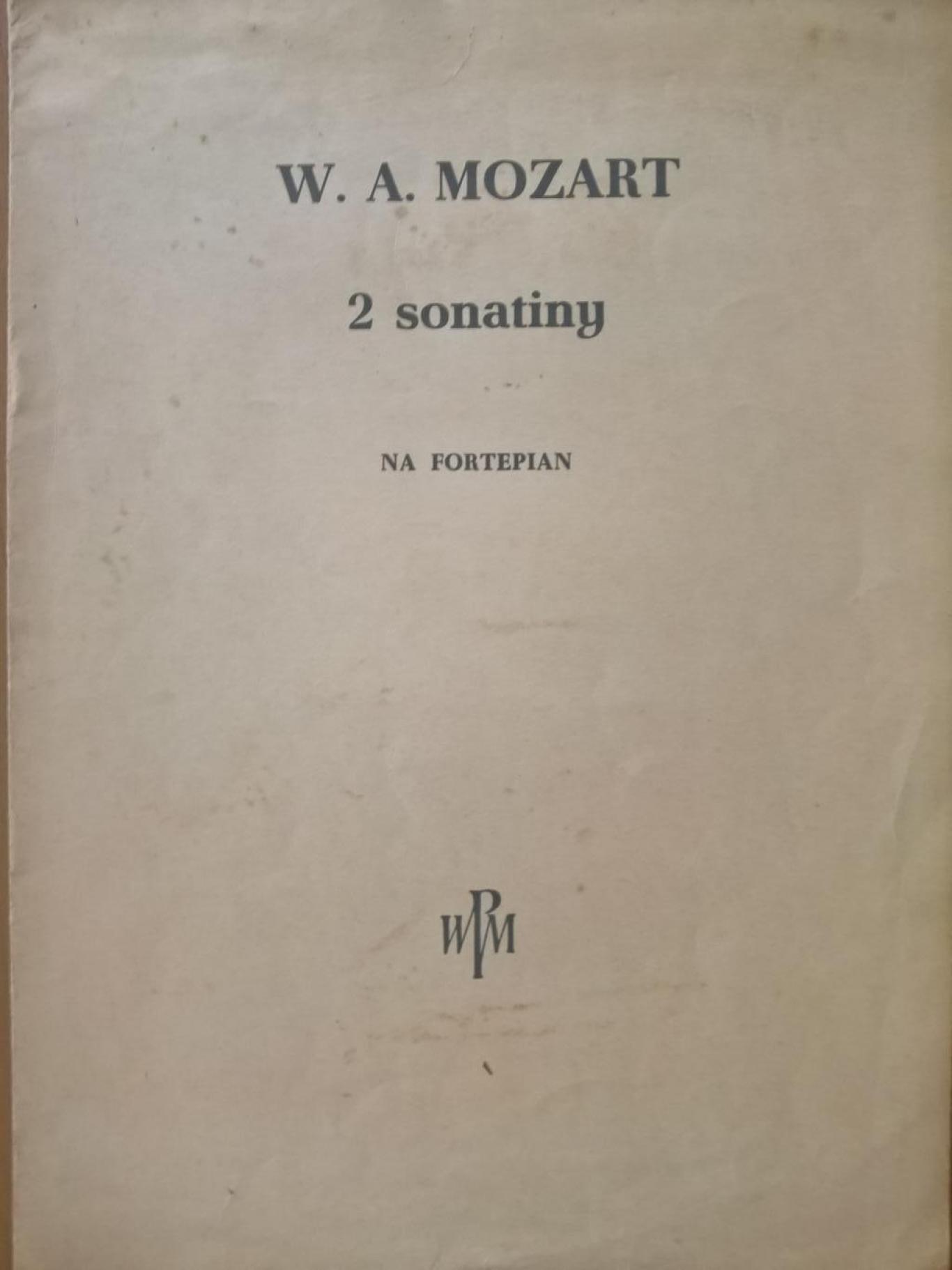 2 sonatiny na fortepian, W. A. Mozart